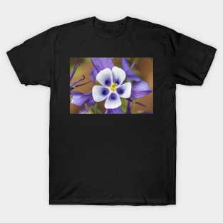 Colorado State Flower Blue Columbine T-Shirt